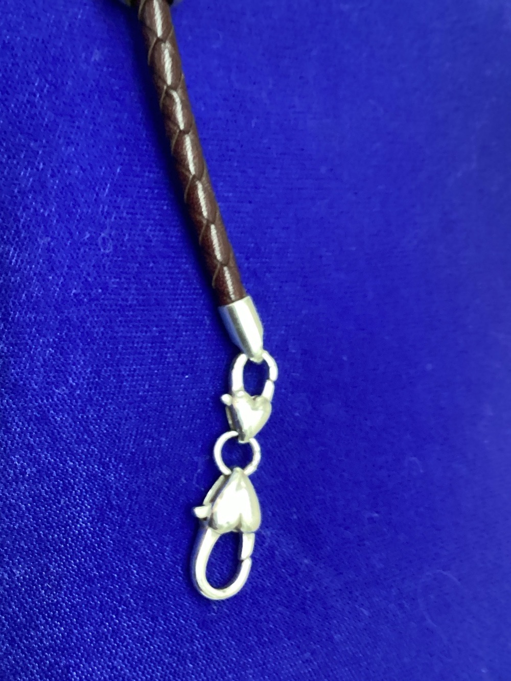 Brighton Brown Braided Leather Bracelet with Wooden Beads - Picture 6 of 6